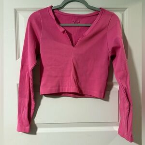 Urban outfitters cropped long sleeve